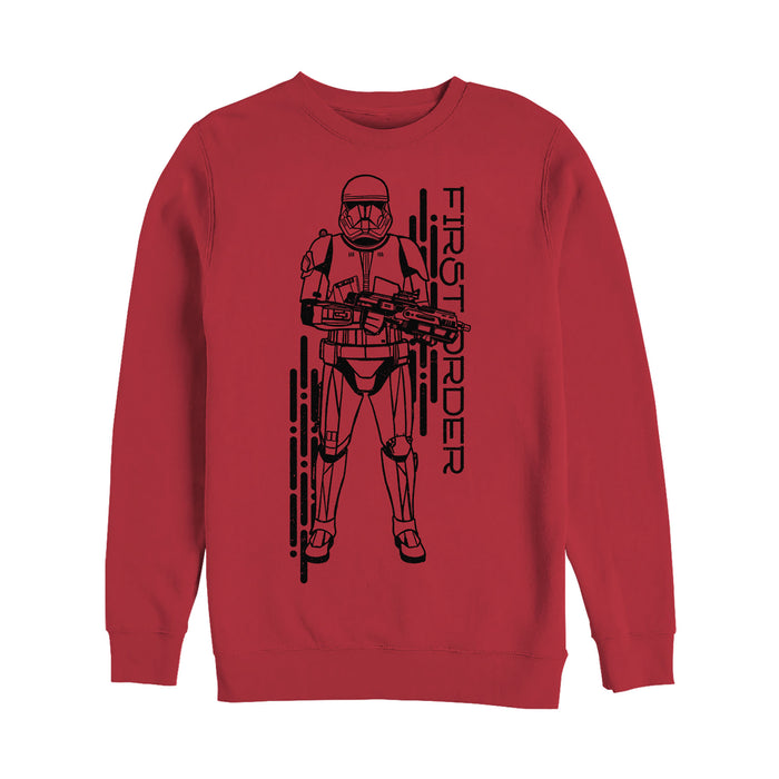 fifth sun Men's Star Wars: The Rise of Skywalker First Order Sith Trooper Sweatshirt