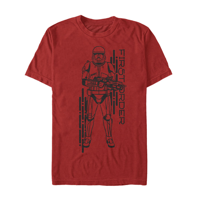 fifth sun Men's Star Wars: The Rise of Skywalker First Order Sith Trooper T-Shirt