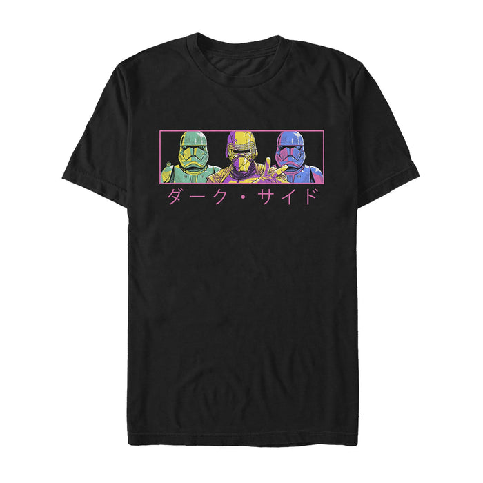 fifth sun Men's Star Wars: The Rise of Skywalker Kanji Dark Trio T-Shirt