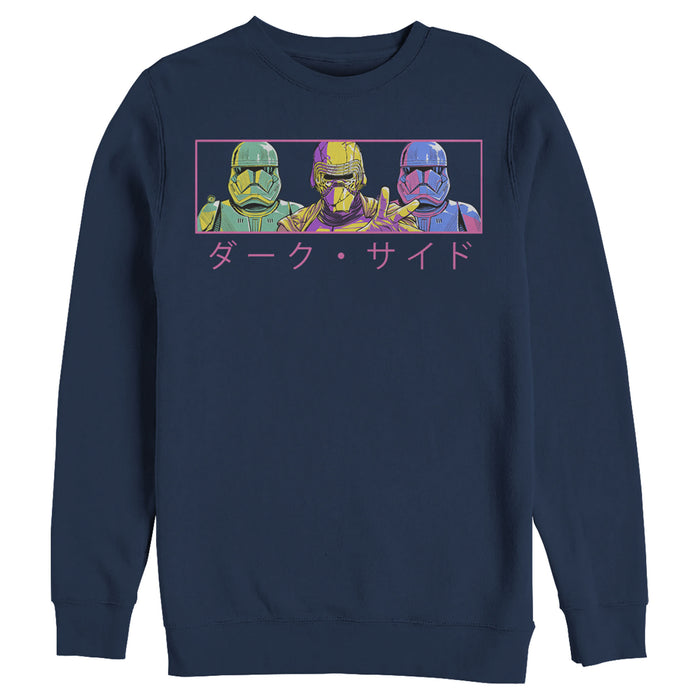 fifth sun Men's Star Wars: The Rise of Skywalker Kanji Dark Trio Sweatshirt
