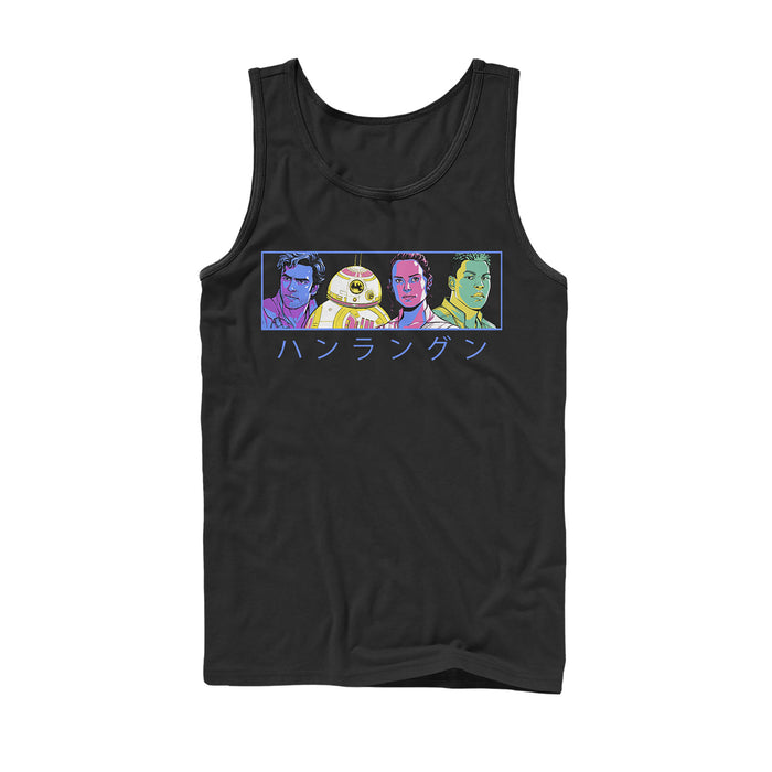 fifth sun Men's Star Wars: The Rise of Skywalker Kanji Heroes Tank Top