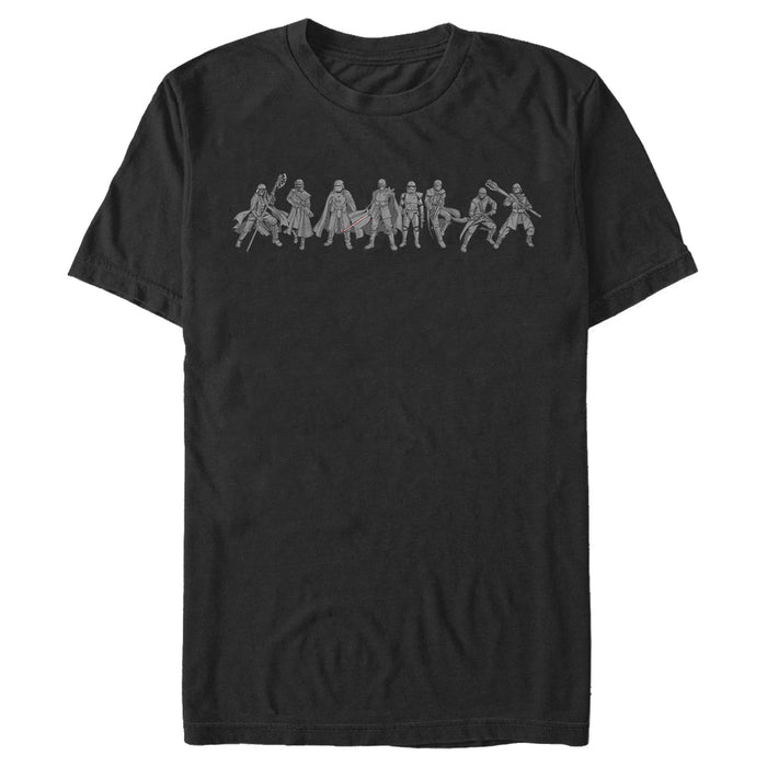 Fifth Sun Men's Star Wars: The Rise Of Skywalker Knights Of Ren Line T-Shirt