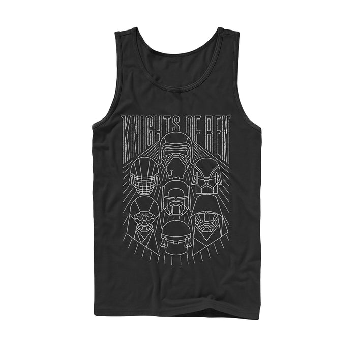 fifth sun Men's Star Wars: The Rise of Skywalker Knights of Ren Streak Tank Top