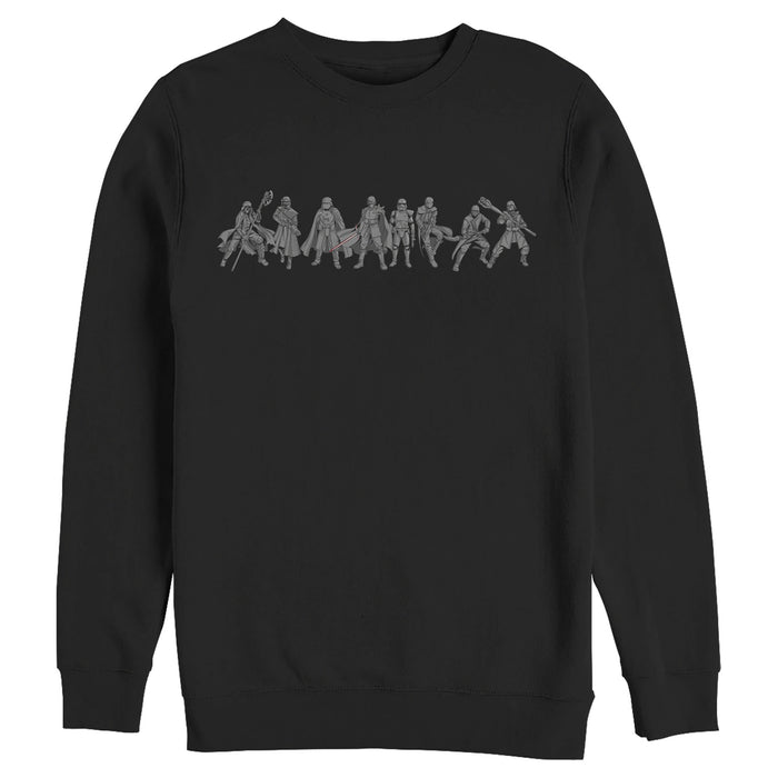 fifth sun Men's Star Wars: The Rise of Skywalker Knights of Ren Line Sweatshirt