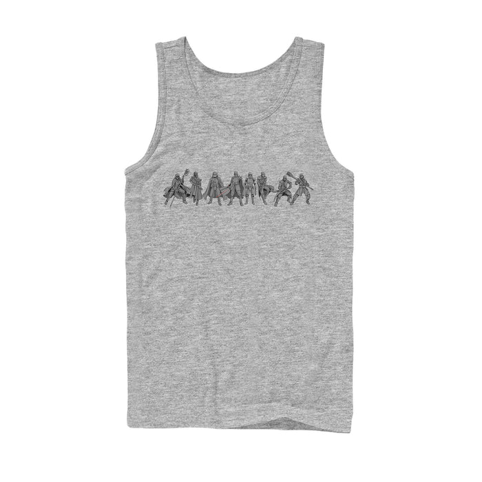 fifth sun Men's Star Wars: The Rise of Skywalker Knights of Ren Line Tank Top
