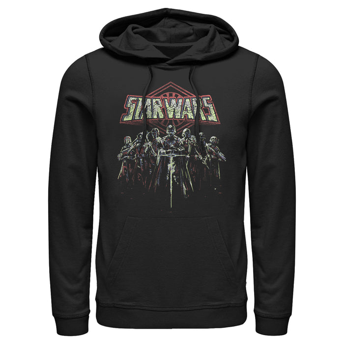 fifth sun Men's Star Wars: The Rise of Skywalker Knights of Ren Darkness Pull Over Hoodie