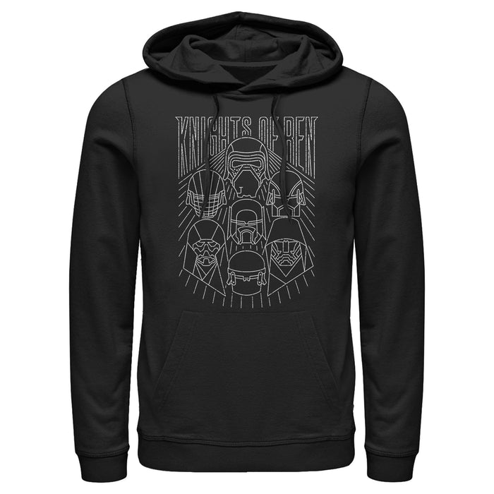 fifth sun Men's Star Wars: The Rise of Skywalker Knights of Ren Streak Pull Over Hoodie