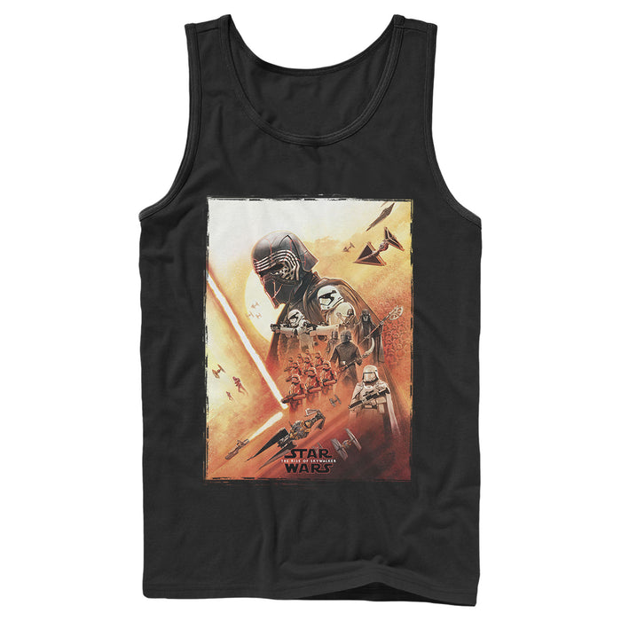 fifth sun Men's Star Wars: The Rise of Skywalker Kylo Poster Tank Top