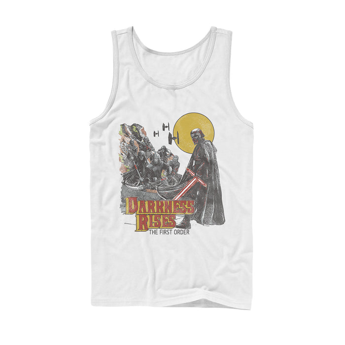fifth sun Men's Star Wars: The Rise of Skywalker Kylo Ren Darkness Rises Tank Top