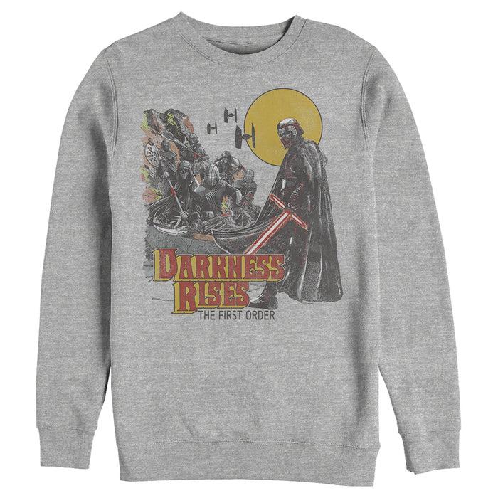 fifth sun Men's Star Wars: The Rise of Skywalker Kylo Ren Darkness Rises Sweatshirt