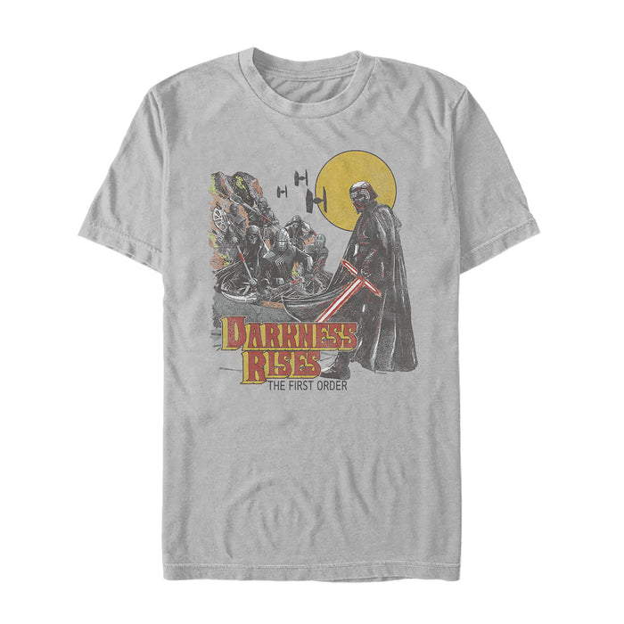 fifth sun Men's Star Wars: The Rise of Skywalker Kylo Ren Darkness Rises T-Shirt