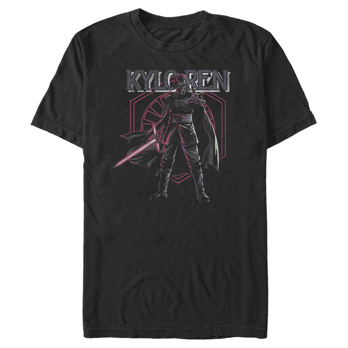 fifth sun Men's Star Wars: The Rise of Skywalker Kylo Ren Emblem T-Shirt