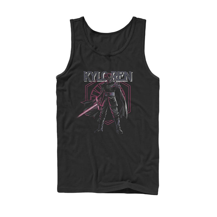 fifth sun Men's Star Wars: The Rise of Skywalker Kylo Ren Emblem Tank Top