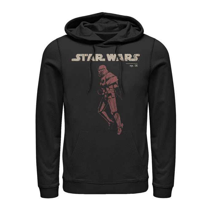 fifth sun Men's Star Wars: The Rise of Skywalker Retro Sith Trooper Flight Pull Over Hoodie