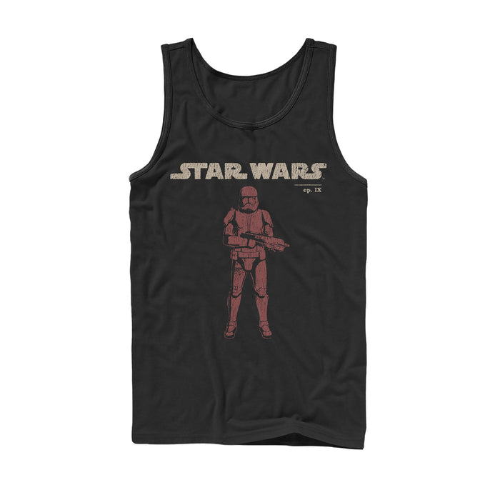 Fifth Sun Men's Star Wars: The Rise Of Skywalker Retro Sith Trooper Tank Top