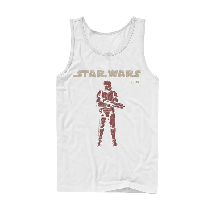 fifth sun Men's Star Wars: The Rise of Skywalker Retro Sith Trooper Tank Top