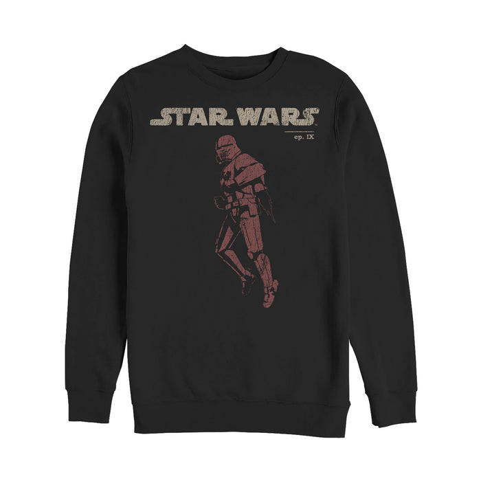 fifth sun Men's Star Wars: The Rise of Skywalker Retro Sith Trooper Flight Sweatshirt