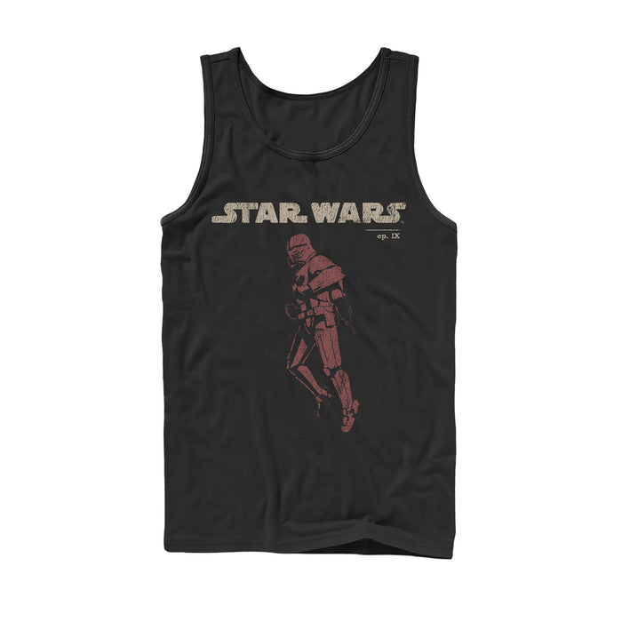 fifth sun Men's Star Wars: The Rise of Skywalker Retro Sith Trooper Flight Tank Top