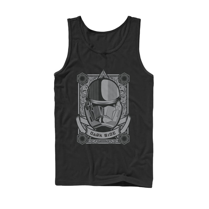 fifth sun Men's Star Wars: The Rise of Skywalker Sith Trooper Playing Card Tank Top