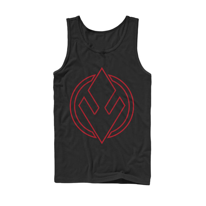fifth sun Men's Star Wars: The Rise of Skywalker Sith Trooper Symbol Tank Top