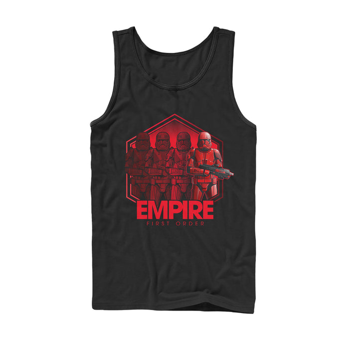 fifth sun Men's Star Wars: The Rise of Skywalker Sith Trooper Reflection Tank Top