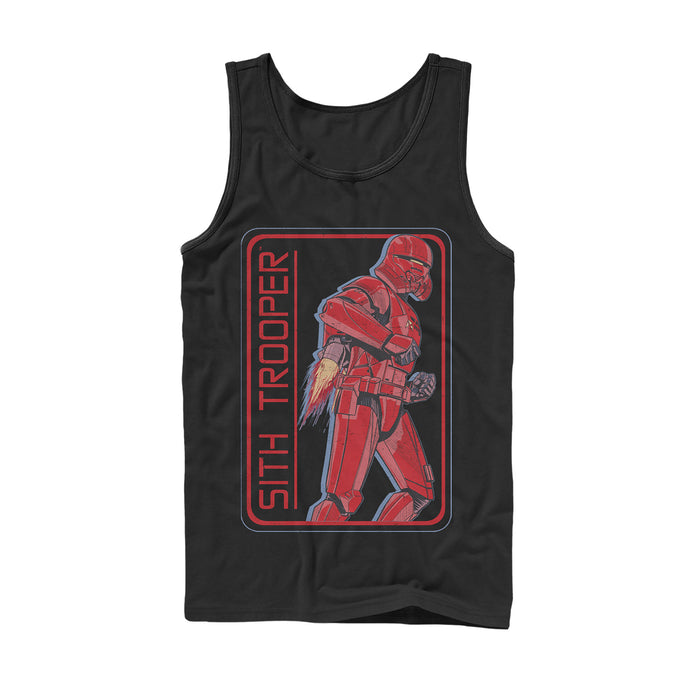 fifth sun Men's Star Wars: The Rise of Skywalker Sith Trooper Rocket Tank Top