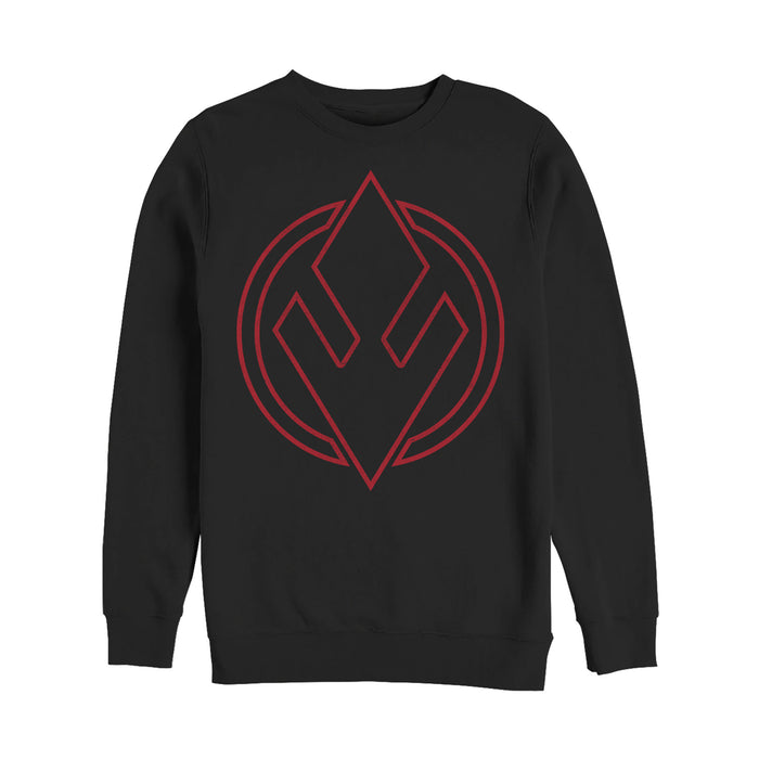 fifth sun Men's Star Wars: The Rise of Skywalker Sith Trooper Symbol Sweatshirt