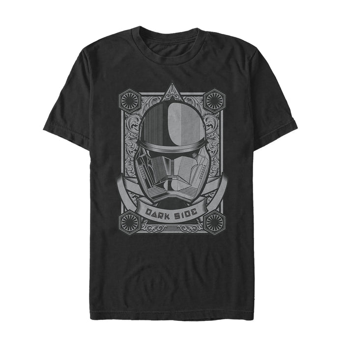 fifth sun Men's Star Wars: The Rise of Skywalker Sith Trooper Playing Card T-Shirt