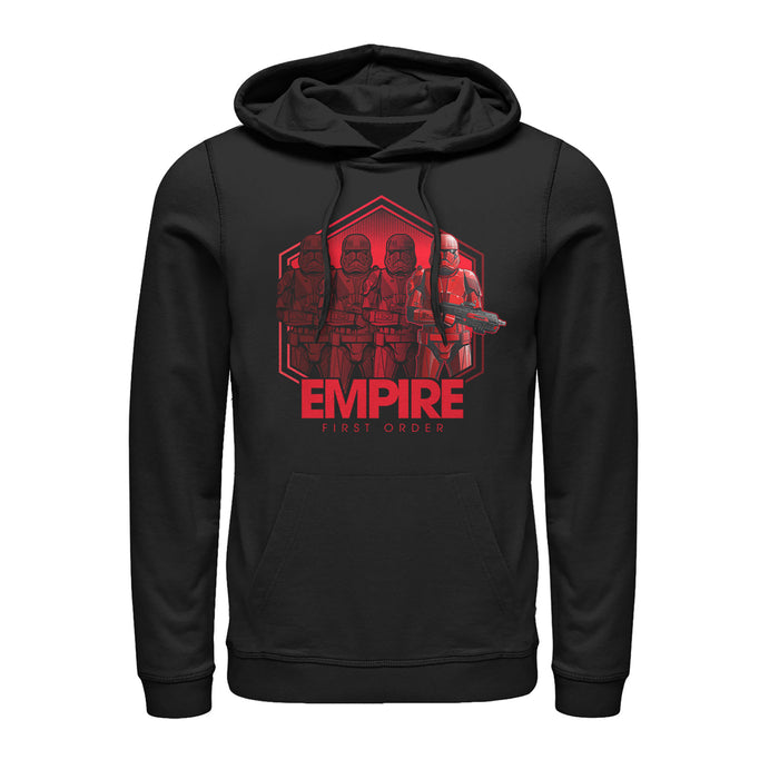 fifth sun Men's Star Wars: The Rise of Skywalker Sith Trooper Reflection Pull Over Hoodie