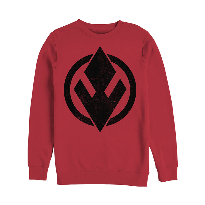 fifth sun Men's Star Wars: The Rise of Skywalker Sith Trooper Logo Sweatshirt