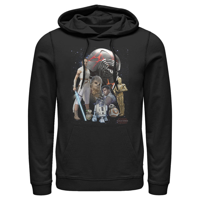 fifth sun Men's Star Wars: The Rise of Skywalker Sith Villain Trooper Pull Over Hoodie