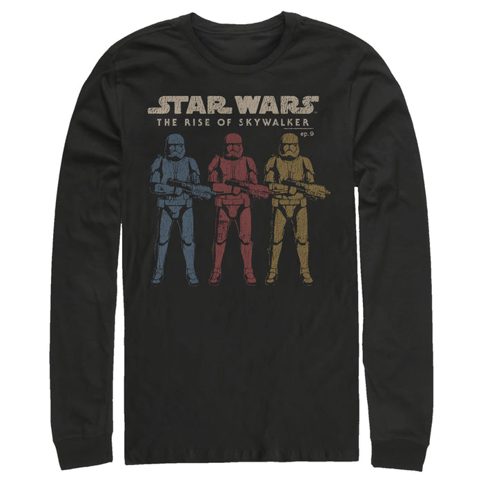 fifth sun Men's Star Wars: The Rise of Skywalker Stormtrooper Reflection Long Sleeve Shirt