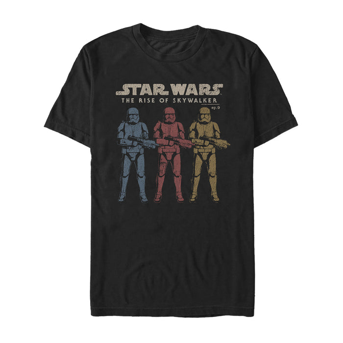 fifth sun Men's Star Wars: The Rise of Skywalker Stormtrooper Reflection T-Shirt