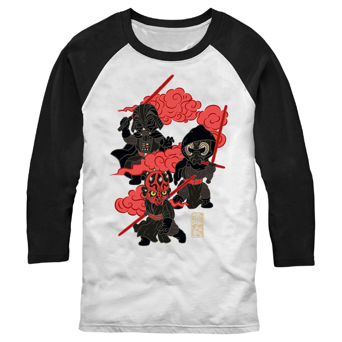 Fifth Sun Men's Star Wars Traditional Dark Side Baseball Tee
