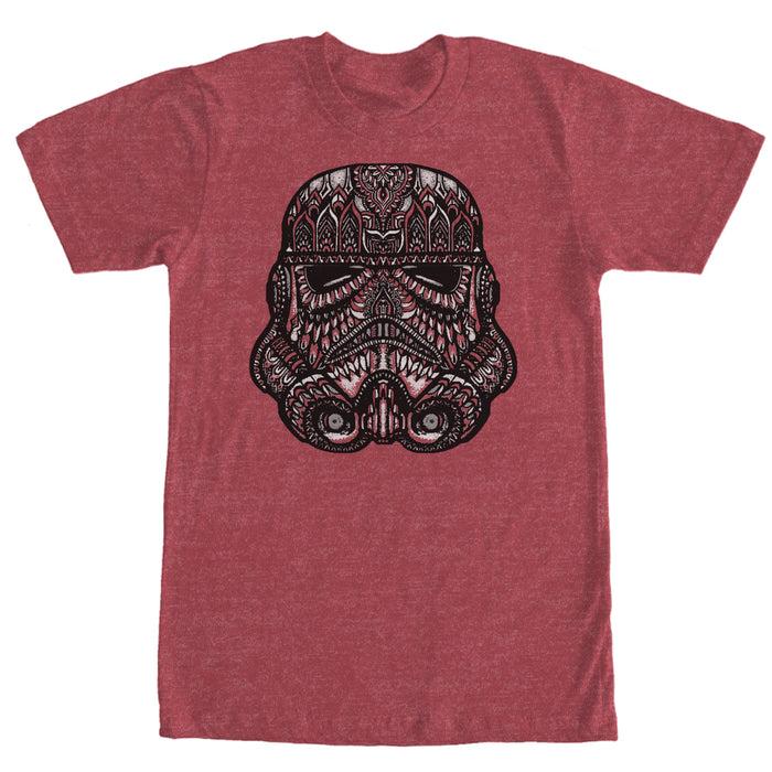 fifth sun Men's Star Wars Tribal Stormtrooper Helmet T-Shirt