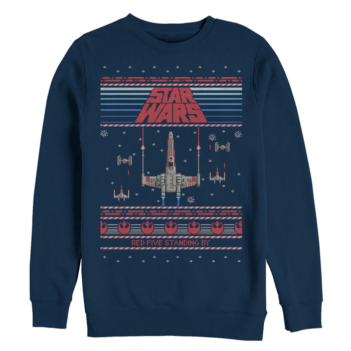fifth sun Men's Star Wars Ugly Christmas Five Sweatshirt