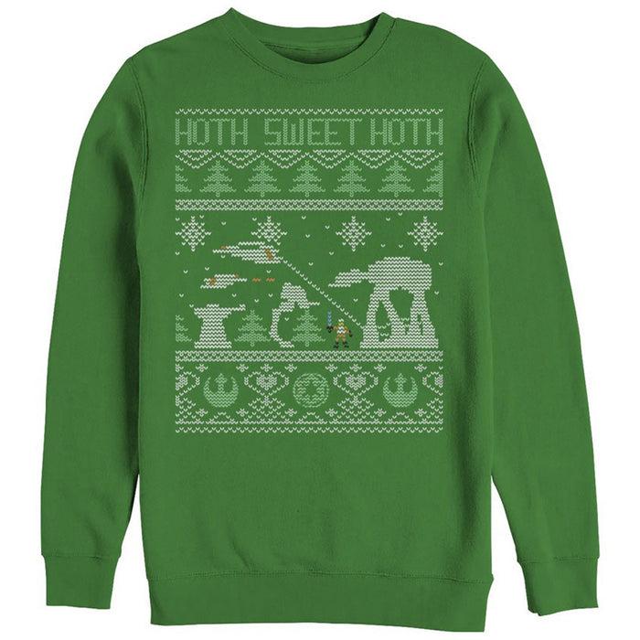 fifth sun Men's Star Wars Ugly Christmas Hoth Sweet Hoth Sweatshirt