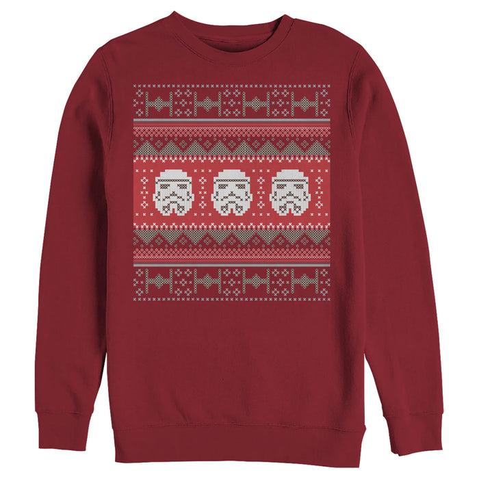 Fifth Sun Men's Star Wars Ugly Christmas Stormtrooper Sweatshirt