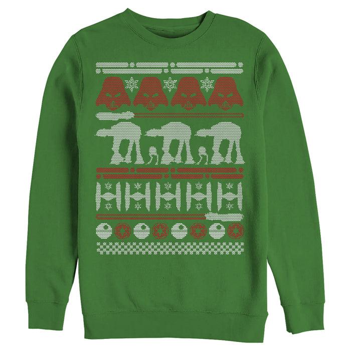Fifth Sun Men's Star Wars Ugly Christmas Sweater Sweatshirt