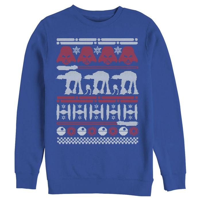 Fifth Sun Men's Star Wars Ugly Christmas Sweater Sweatshirt