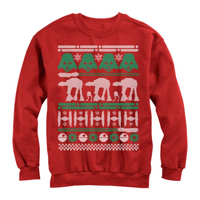 Fifth Sun Men's Star Wars Ugly Christmas Sweater Sweatshirt