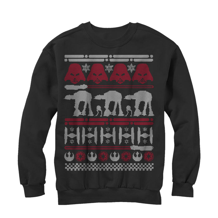 Fifth Sun Men's Star Wars Ugly Christmas Sweater Sweatshirt