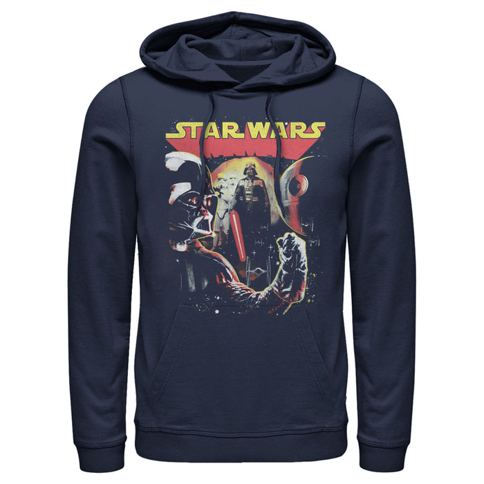 fifth sun Men's Star Wars Vader Collage Pull Over Hoodie