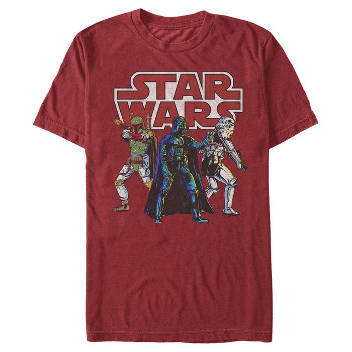 fifth sun Men's Star Wars Vader Dark Side Trio T-Shirt