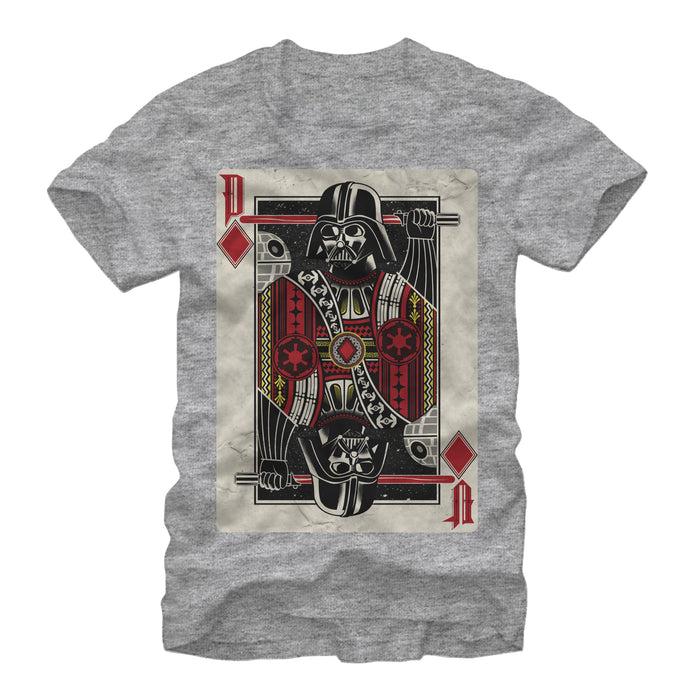 fifth sun Men's Star Wars Vader in the Cards T-Shirt