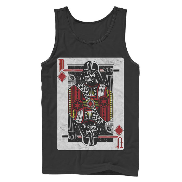 fifth sun Men's Star Wars Vader in the Cards Tank Top