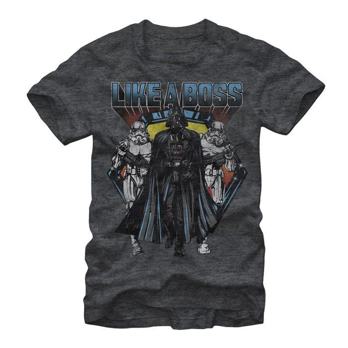 fifth sun Men's Star Wars Vader Like a Boss T-Shirt