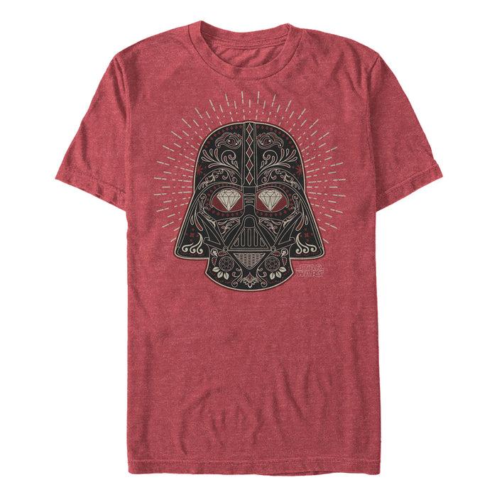 fifth sun Men's Star Wars Vader Sugar Skull Helmet Aura T-Shirt