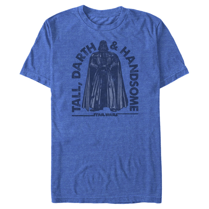 Fifth Sun Men's Star Wars Vader Tall Darth & Handsome Arch T-Shirt