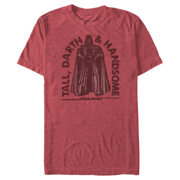 fifth sun Men's Star Wars Vader Tall Darth & Handsome Arch T-Shirt